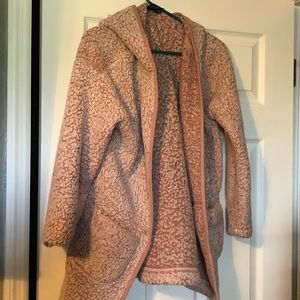 Pink Love Tree lounge jacket, size small, and slightly used